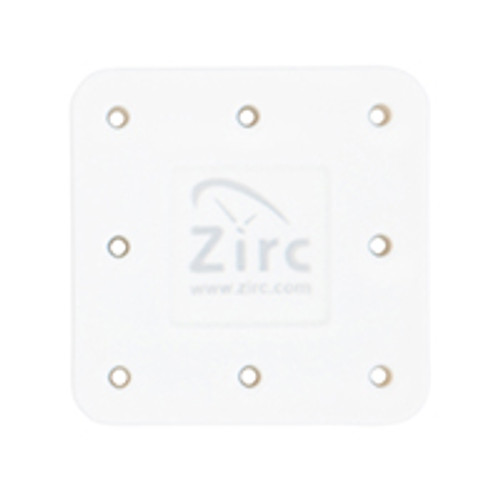 Zirc - Bur Block Magnetic Microban 8 Hole White