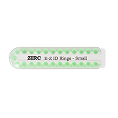 Zirc - EZ ID Instrument Rings Small Refill LF Autoclavable 2 - 1/8in Neon Green Zirc - EZ ID Instrument Rings Small Refill LF Autoclavable 2 - 1/8in Neon Green