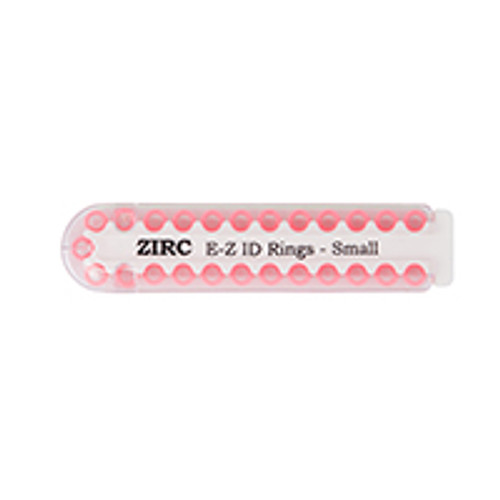 Zirc - EZ ID Instrument Rings Small Refill LF Autoclavable 2 - 1/8in Neon Pink Zirc - EZ ID Instrument Rings Small Refill LF Autoclavable 2 - 1/8in Neon Pink