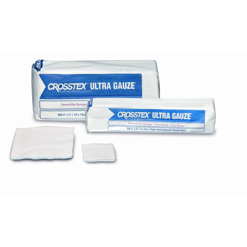 CROSSTEX ULTRA GAUZE NON-WOVEN SPONGES, ENCNWUB CROSSTEX ULTRA GAUZE NON-WOVEN SPONGES, ENCNWUB