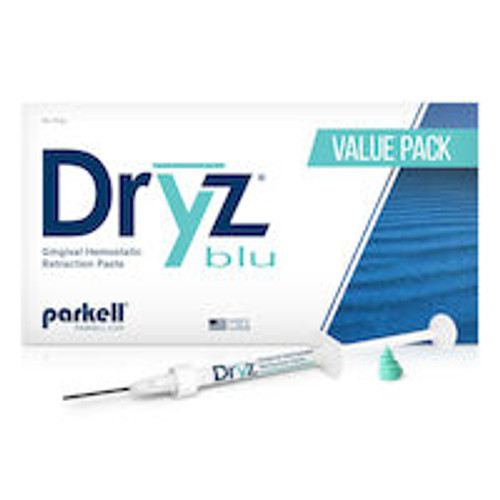 Dryz Blu Retraction Paste 0.5ml Syringes 25Bx Dryz Blu Retraction Paste 0.5ml Syringes 25Bx