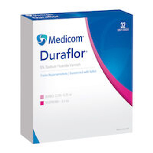 MEDICOM DURAFLOR 5% SODIUM FLUORIDE VARNISH, 1011-BG32 MEDICOM DURAFLOR 5% SODIUM FLUORIDE VARNISH, 1011-BG32