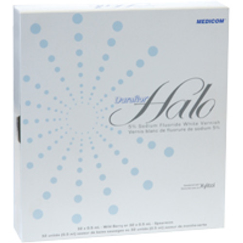 MEDICOM DURAFLOR HALO 5% SODIUM FLUORIDE WHITE VARNISH, 1015-SM32