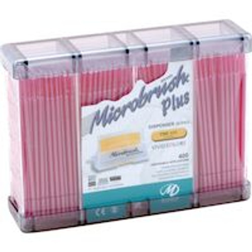 Microbrush Plus Fine Refill Pink 400Pk Microbrush Plus Fine Refill Pink 400Pk