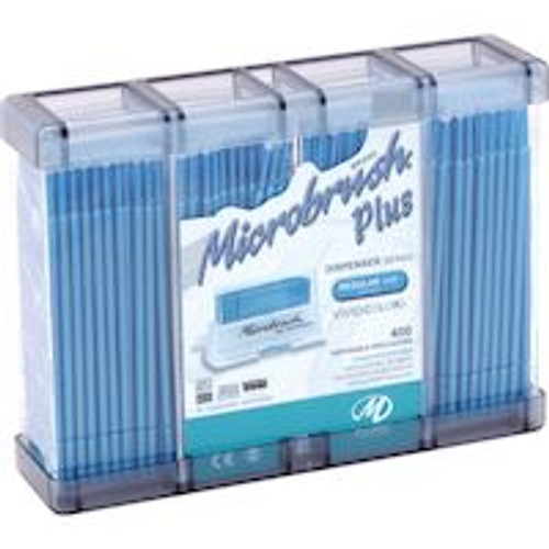 Microbrush Plus Regular Refill Blue 400Pk Microbrush Plus Regular Refill Blue 400Pk