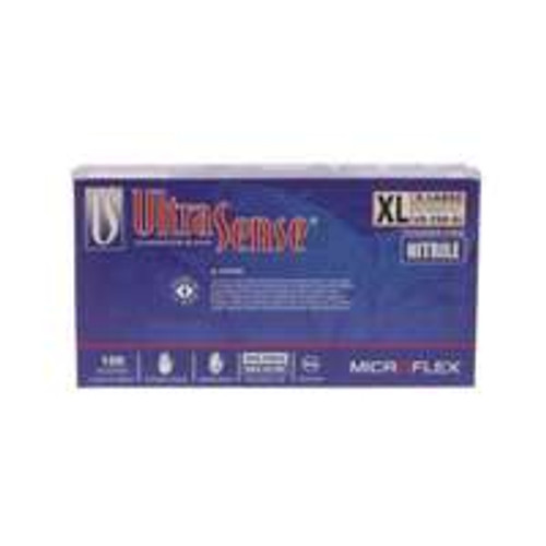 Ultrasense PF Nitrile Exam Gloves (XL) 100Bx