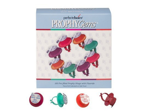 Prophy Gems Assorted Crs 100