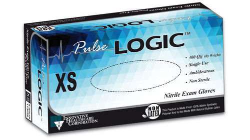 Pulse Logic Nitrile Exam Gloves (S) 300Bx