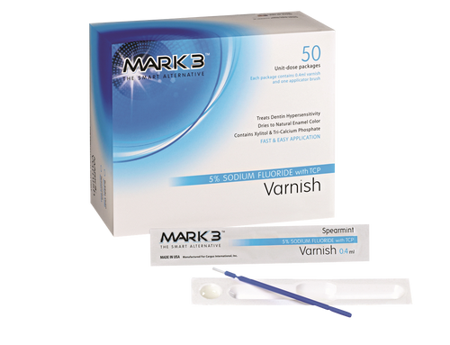 5% Sodium Fluoride Varnish with TCP Bubble Gum Unidose 50/bx. - MARK3