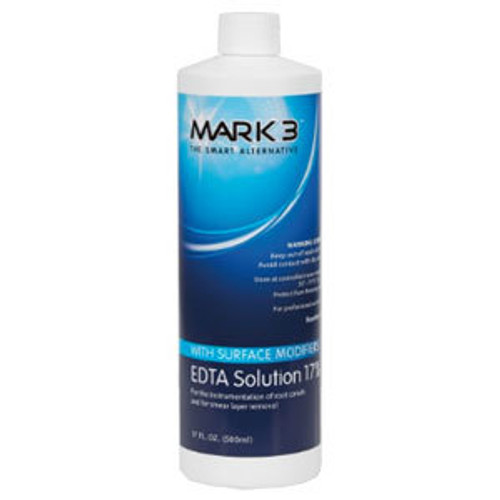 EDTA Solution 17% 17oz. 500ml. Bottle - MARK3* EDTA Solution 17% 17oz. 500ml. Bottle - MARK3*