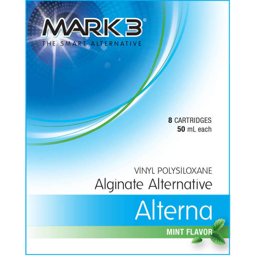 Alterna Alginate Alternative Fast Set Mint 50/ml. 8/pk. - MARK3* Alterna Alginate Alternative Fast Set Mint 50/ml. 8/pk. - MARK3*