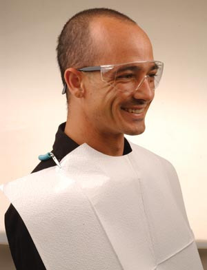 CROSSTEX POLYBACK CONTOUR BIB, WERUECGR