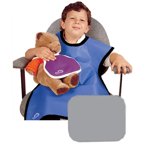 Child Apron Panoramic Grey LEA