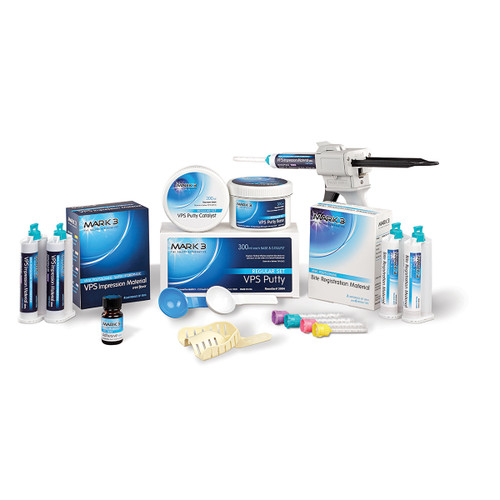 VPS Impression Material Medium Fast Set 50ml. Cartridges 100/cs. - MARK3* VPS Impression Material Medium Fast Set 50ml. Cartridges 100/cs. - MARK3*