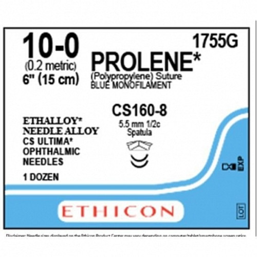 ETHICON PROLENE POLYPROPYLENE SUTURES, 1755G