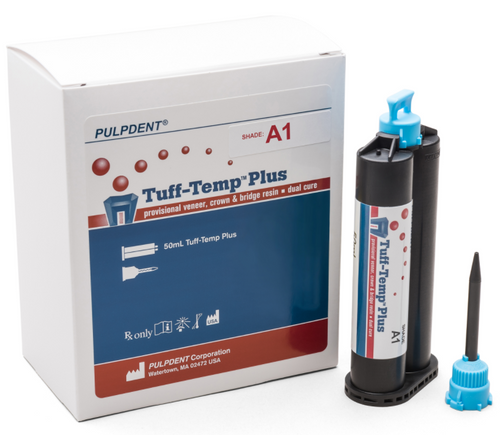 PULPDENT TUFF-TEMP PLUS PROVISIONAL VENEER, CROWN & BRIDGE RESIN, TTP50A1