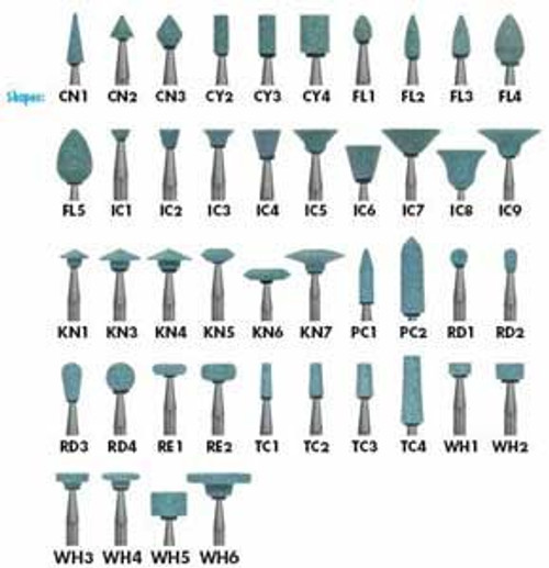 SHOFU DURA-GREEN STONES, 0086