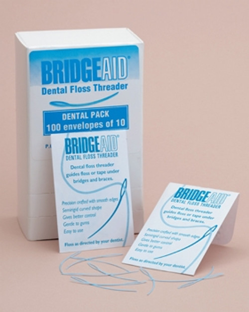 BridgeAid Dental Floss Threaders 10/pck, Flossaid, TDPS BridgeAid Dental Floss Threaders 10/pck, Flossaid, TDPS