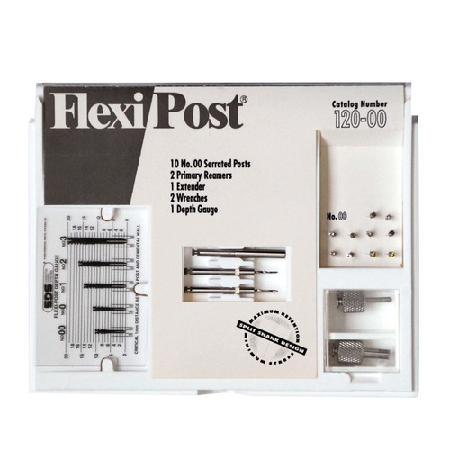 Flexi-Post SS Introductory Kit White Size 00 10Pk Flexi-Post SS Introductory Kit White Size 00 10Pk