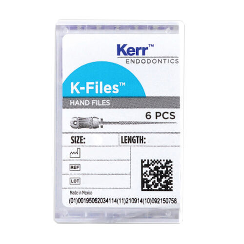 Kerr Endo K-Files SS 21mm #40 6Pk
