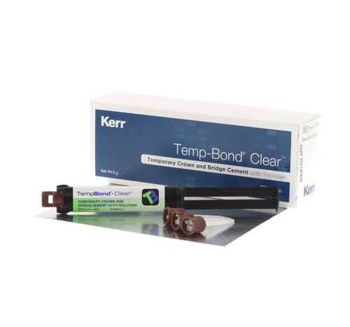 Temp-Bond Clear with Triclosan, Automix Syringe