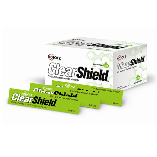 Kolorz ClearShield Fluoride Varnish Mint 200/Pk