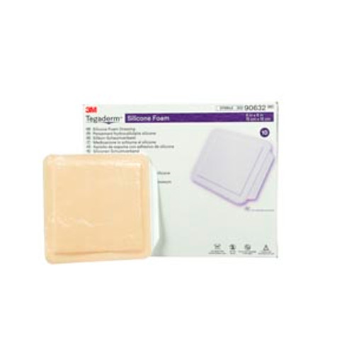 3M TEGADERM SILICONE FOAM BORDER DRESSING, 90632