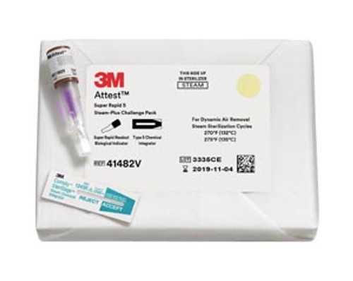 3M ATTEST BIOLOGICAL INDICATORS & TEST PACKS, 41482V 3M ATTEST BIOLOGICAL INDICATORS & TEST PACKS, 41482V