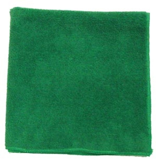 Microfiber Towel Green 230 GSM 12 Inch x 12 Inch (DROP SHIP ONLY from Golden Star Inc. - $100 minimum order for prepaid freight outside the continental U.S. $50 dollar minimum order inside the continental U.S.)