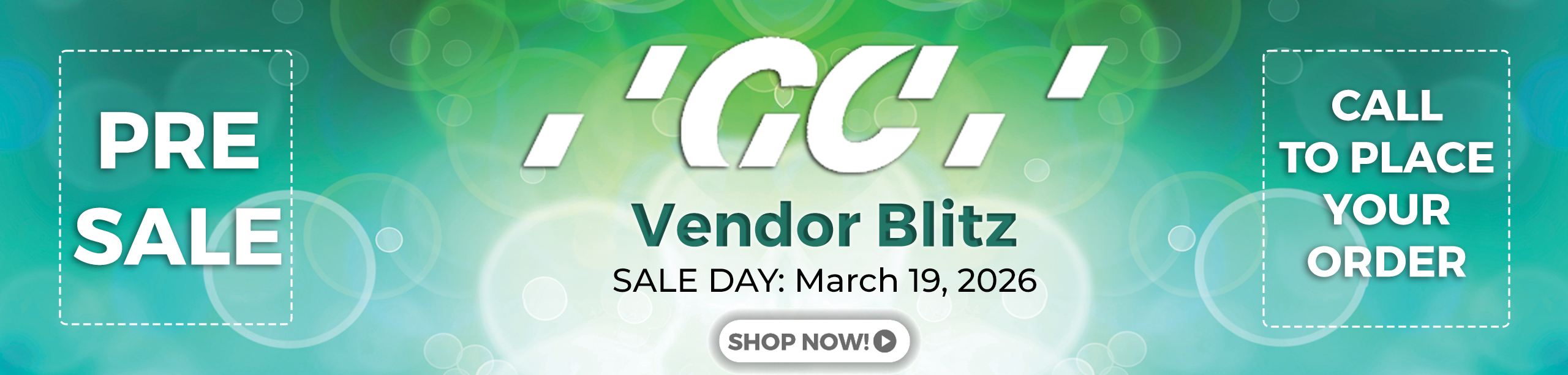 GC America Vendor Blitz Presale