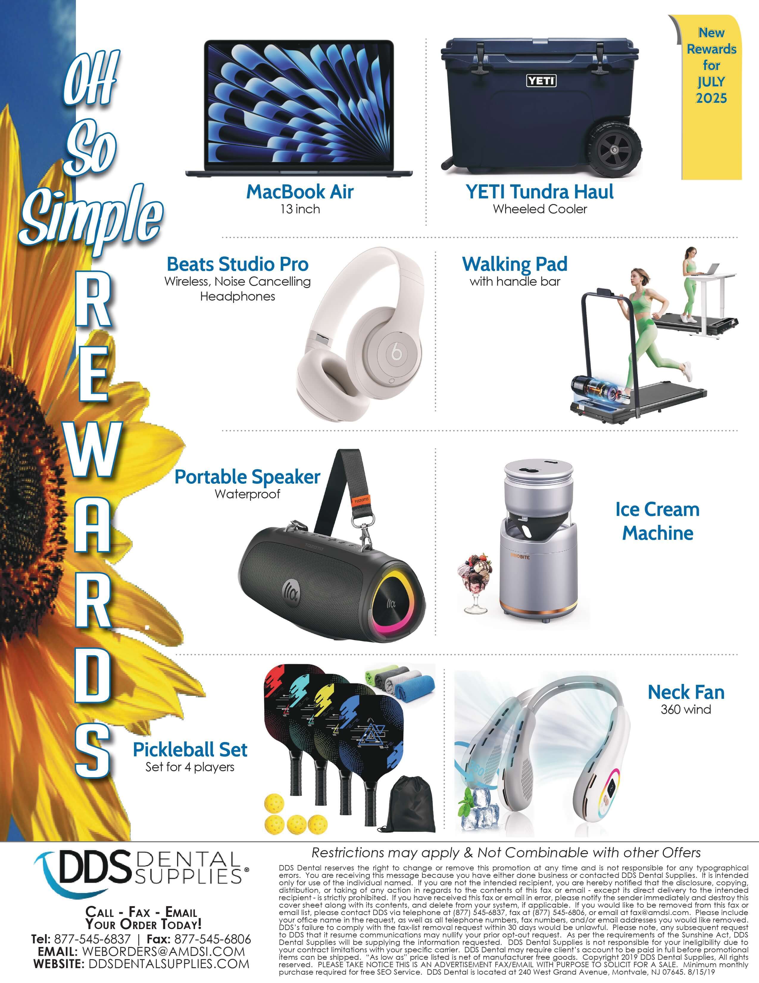 July 2025 Rewards Promotion