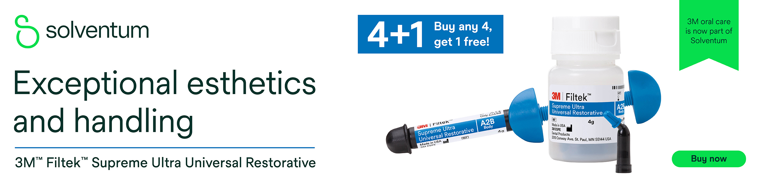 Buy 4, Get 1 FREE - Filtek Supreme Ultra Universal Restorative