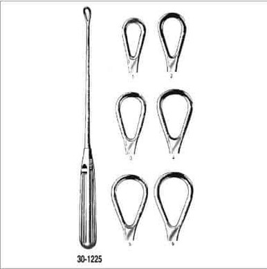 Miltex - Thomas Uterine Curette #1 - DDS Dental Supplies