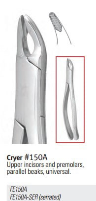 Parallel Forceps Nordent - Extraction Forceps, Upper Universal, Parallel Beaks #150a ...