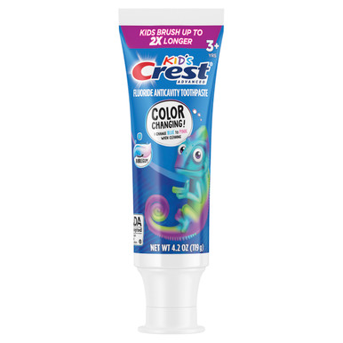 P&G KID'S CREST ADVANCED COLOR CHANGING TOOTHPASTE - DDS Dental Supplies