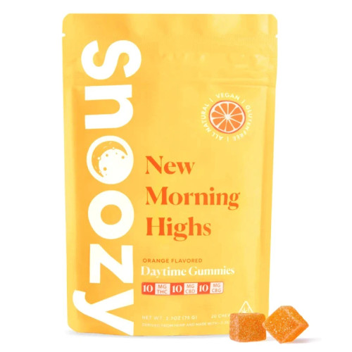 SNOOZY 30mg D9 Gummies - Orange Bliss (20 Pieces)