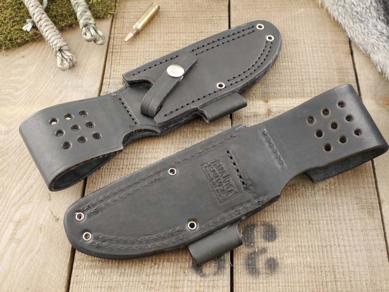 Bark River Knives: Bravo 1 Black Sheath, Right Hand