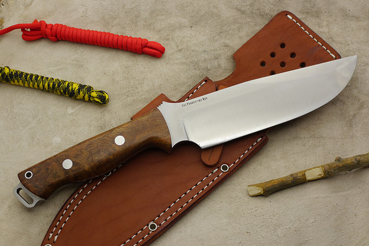 Bark River Knives: Bravo Survivor Fixed Blade Knife w/ Mesquite