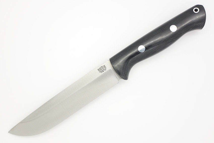 Bark River Knives Bravo-1.5 Field Knife - CPM 3V Steel - Black