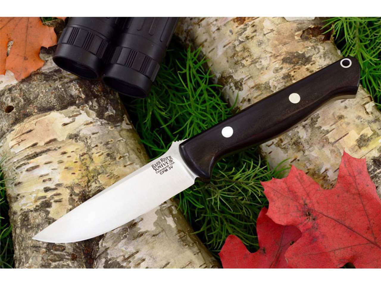 Bark River Knives: Gunny CPM 3V Steel Fixed Blade Knife w