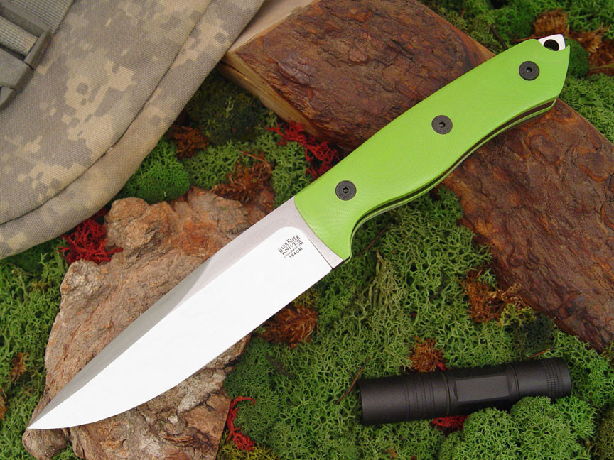 Bark River Knives: S-T-S - 5 Fixed Blade Knife w/ Toxic Bark River Knives: S-T-S - 5 Fixed Blade Knife w/ Toxic