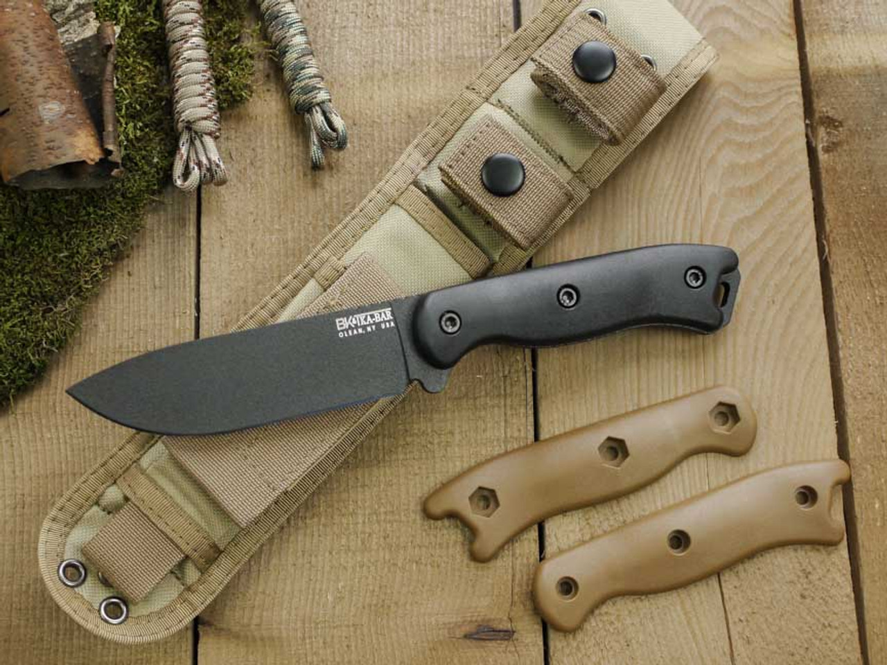 Becker Knife & Tool (Ka-Bar), Short Drop Point-BK16 Fixed Blade