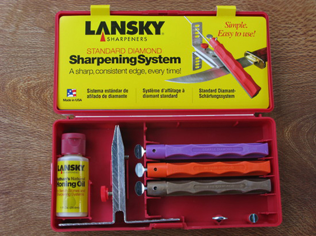 Lansky Standard 3-Stone Controlled-Angle Sharpening System