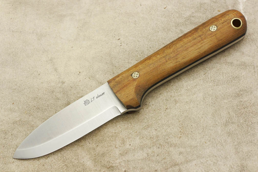 杉林2 LT Wright Knives Next Gen - Scandi Grind - A2 Steel - Koa Wood