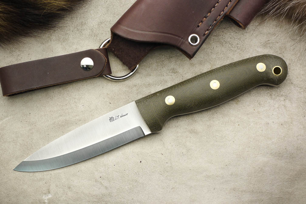 LT Wright Knives: GNS (CPM 3V Steel) Scandi Grind Fixed Blade