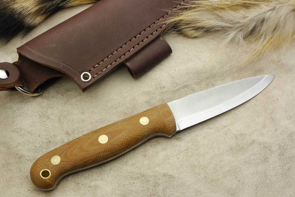 LT Wright Knives: GNS (Scandi Grind) Fixed Blade Survival Knife w