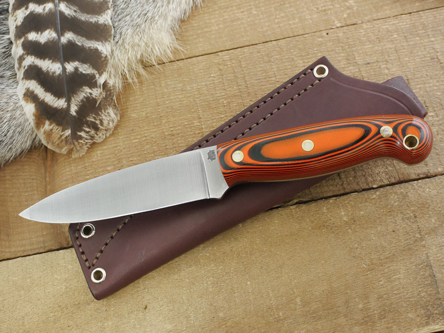 LT Wright Knives JET (Flat Grind) Fixed Blade Knife w/ Tigerstripe G10