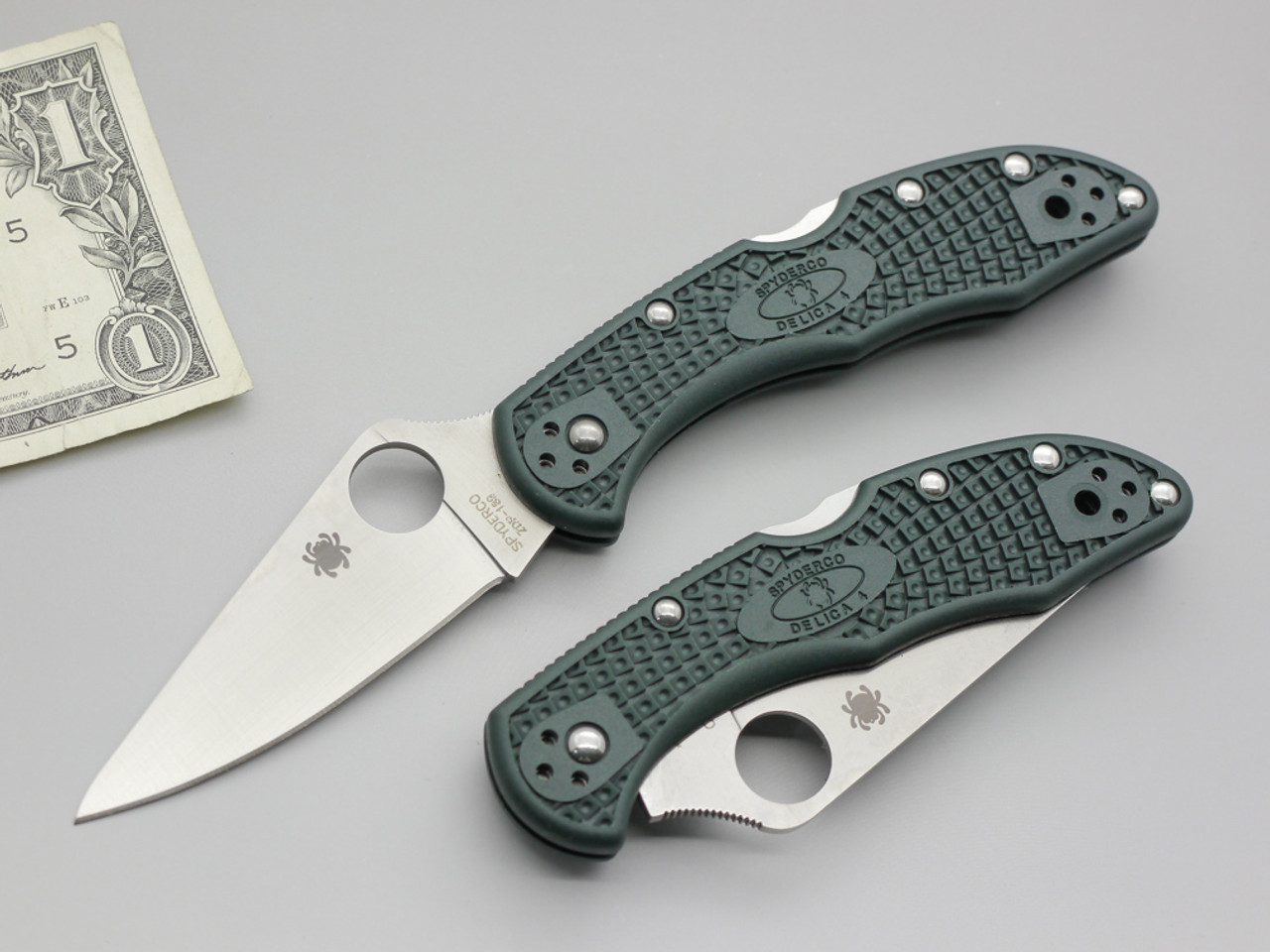 Spyderco Knives: Delica 4 ZDP-189 Stainless Steel (Flat Grind 