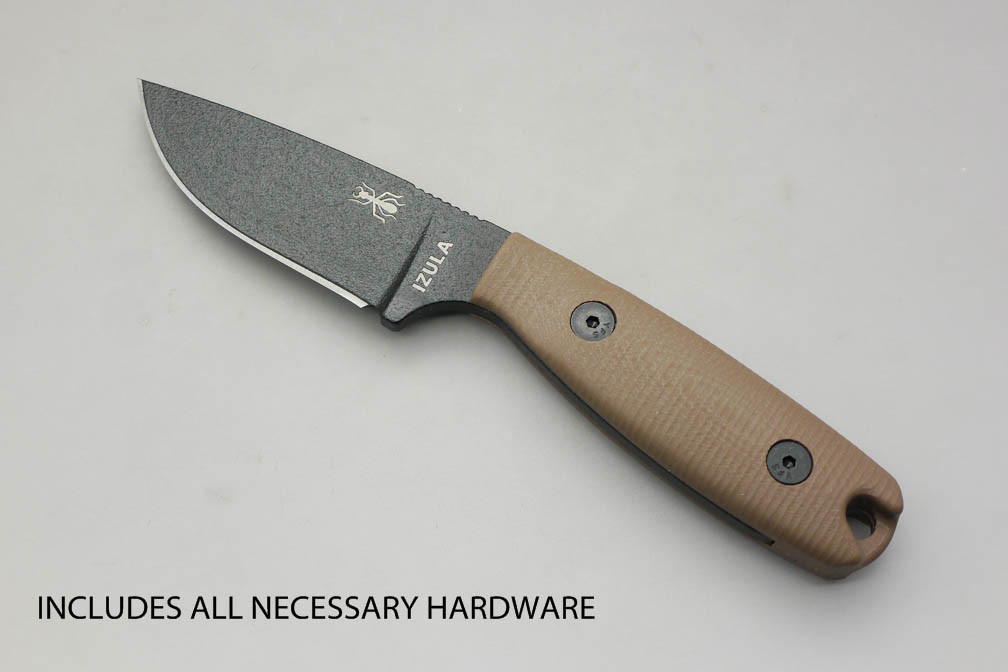 TKC: G10 EXTENDED Handle for ESEE IZULA - Earth Brown