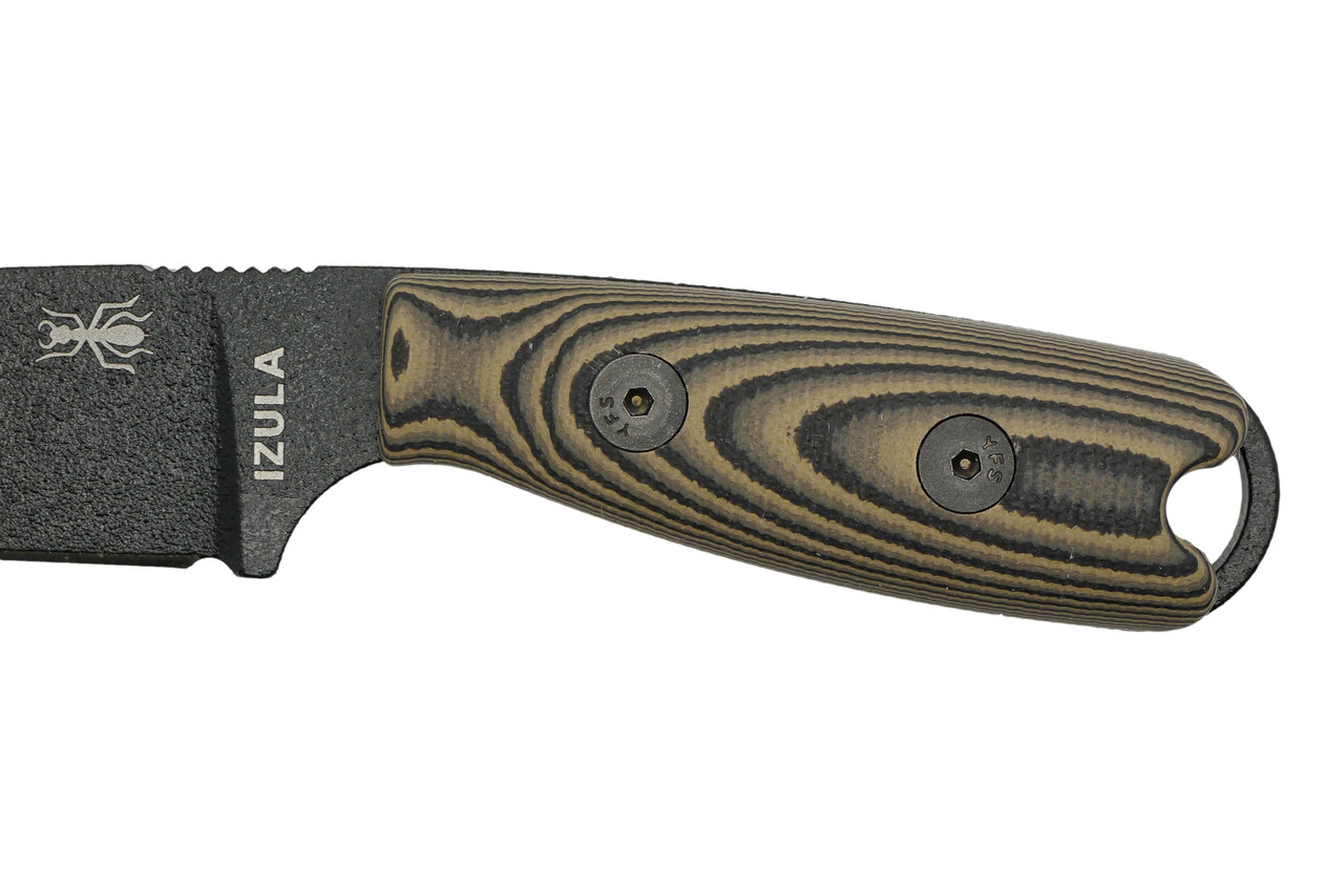TKC: G10 Handle for ESEE IZULA - Earth Camo, 1X1
